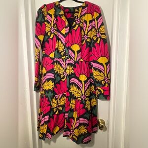 Jcrew Multi. Color Midi Dress